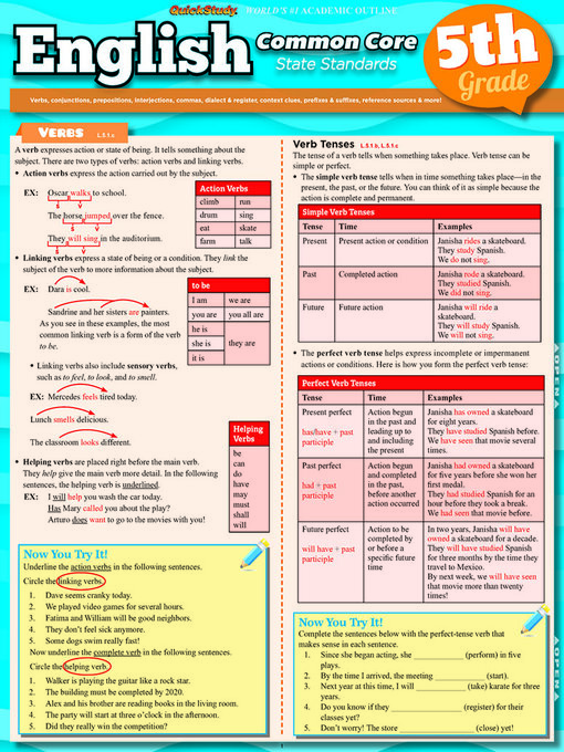 Title details for English Common Core 5th Grade by BarCharts Publishing, Inc. - Available